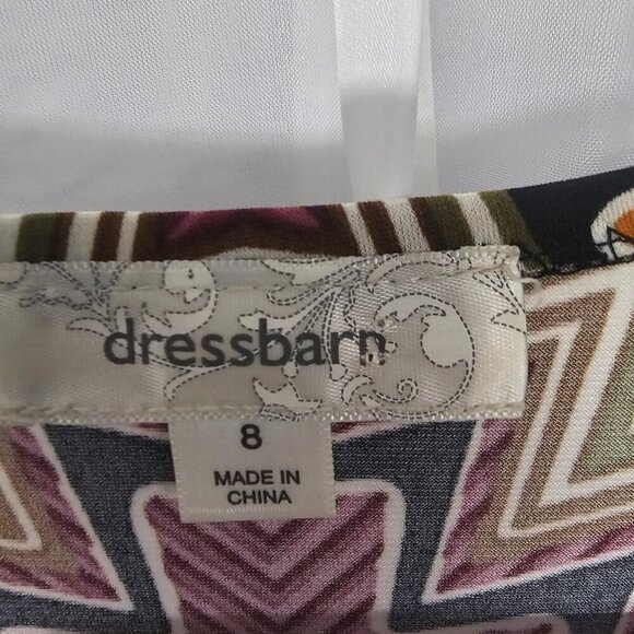 Dressbarn Dress Retro Asymmetrical Sleeveless Black Grunge 8 - Picture 12 of 15